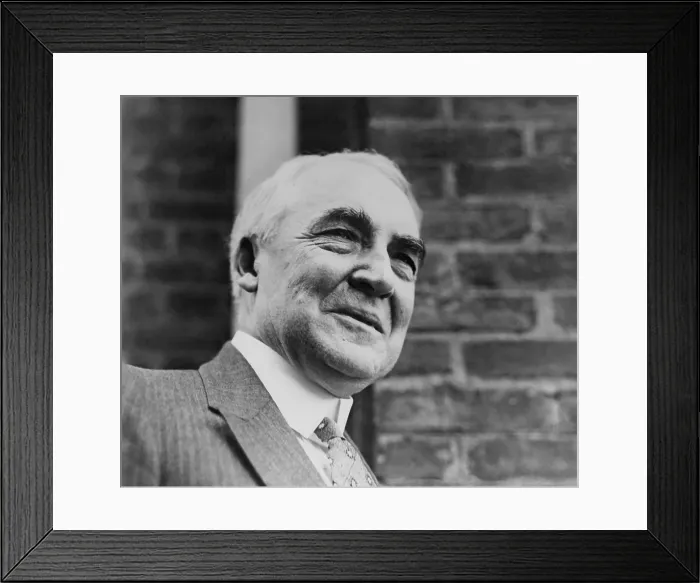 Framed Print : President Warren G. Harding, served from his inauguration in 1921 until his death from illness in August 1923