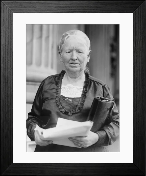 Framed Print : Oklahoma Congresswoman Alice Mary Robertson was the second woman elected to the House of Representative Framed Print : Oklahoma Congresswoman Alice Mary Robertson was the second woman elected to the House of Representative