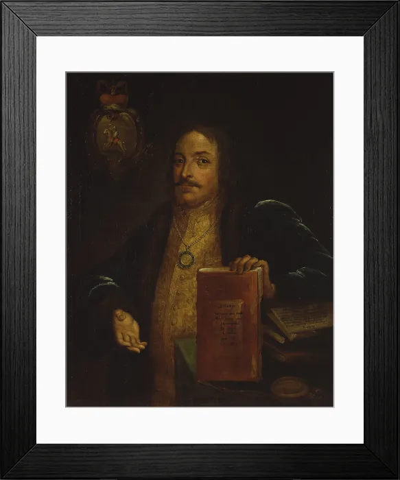 Framed Print : The Czar Vasilij Vasil'evic Golicyn, by Unknown Artist, 16th Century, oil on canvas - Russian Federation, Moscow, Gosudarstvennyj Istoriceskij Muzej. Whole artwork view