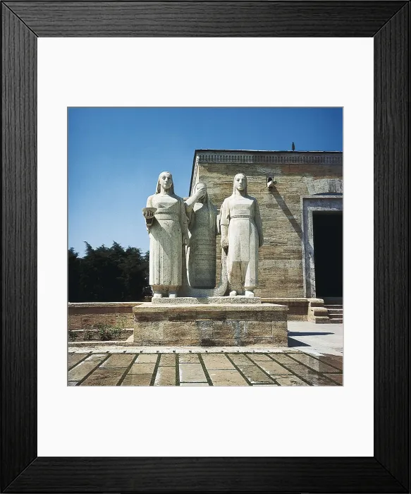 Framed Print : ATATRK, Kemal (1881-1938). Detail from the Ataturk Mausoleum in Ankara. Sculpture. TURKEY. CENTRAL ANATOLIA. ANKARA. Ankara. AISA / Everett Collection**US SALES ONLY** Framed Print : ATATRK, Kemal (1881-1938). Detail from the Ataturk Mausoleum in Ankara. Sculpture. TURKEY. CENTRAL ANATOLIA. ANKARA. Ankara. AISA / Everett Collection**US SALES ONLY**
