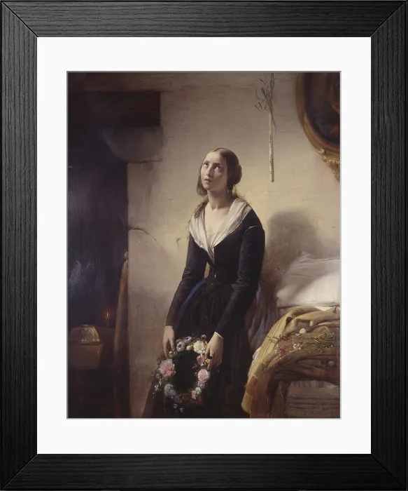 Framed Print : The derelict or Death of the child, by Giuseppe Molteni, 1845, 19th Century, oil on canvas, 146 x 116 cm - Italy, Lombardy, Milan, Brera Collection. Whole artwork view Framed Print : The derelict or Death of the child, by Giuseppe Molteni, 1845, 19th Century, oil on canvas, 146 x 116 cm - Italy, Lombardy, Milan, Brera Collection. Whole artwork view