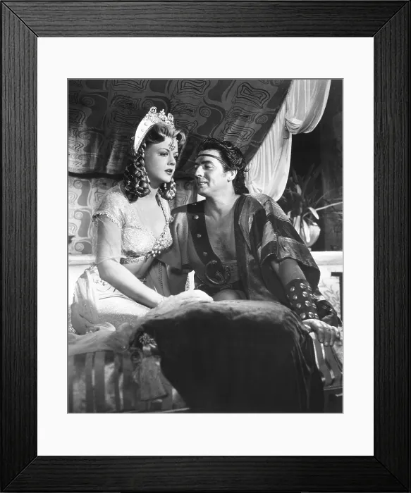 Framed Print : SAMSON AND DELILAH, from left: Angela Lansbury, Victor Mature, 1949 Framed Print : SAMSON AND DELILAH, from left: Angela Lansbury, Victor Mature, 1949