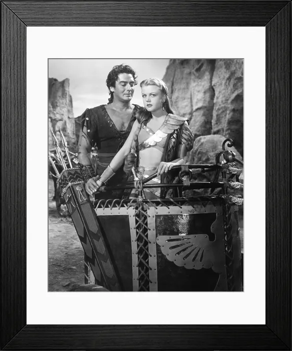 Framed Print : SAMSON AND DELILAH, from left: Victor Mature, Angela Lansbury, 1949