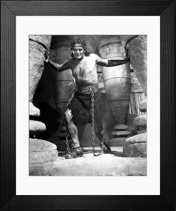Framed Print : SAMSON AND DELILAH, Victor Mature as Samson, 1949