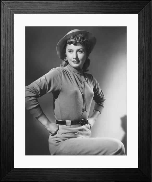 Framed Print : THE MOONLIGHTER, Barbara Stanwyck, 1953
