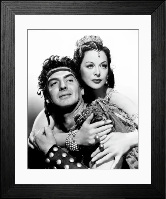 Framed Print : SAMSON AND DELILAH, Victor Mature, Hedy Lamarr, 1949