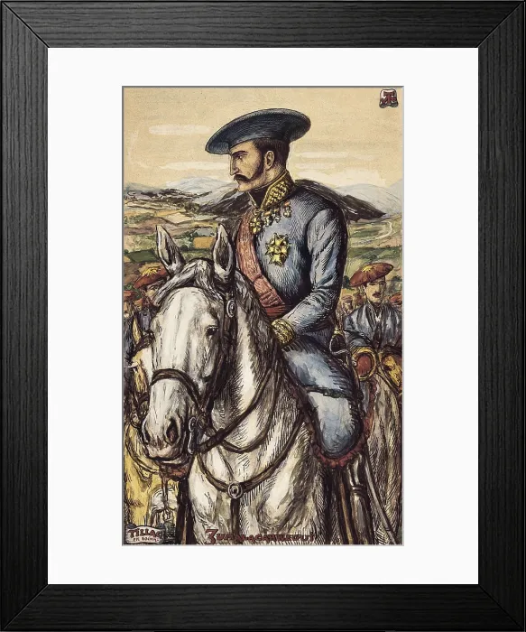 Framed Print : ZUMALACARREGUI, Toms (1788-1835). Spain. First Carlist War. Toms Zumalacrregui. Litography. SPAIN. Donostia. San Telmo Municipal Museum. AISA / Everett Collection**US SALES ONLY**