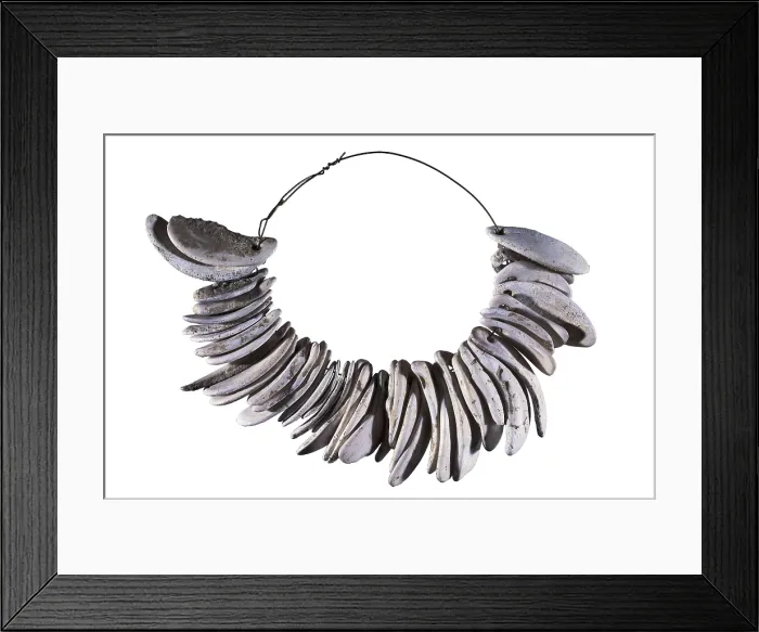 Framed Print : Necklace. Neolithic art. Decorative Arts. SPAIN. Vic. Vic Episcopal Museum. AISA / Everett Collection**US SALES ONLY** Framed Print : Necklace. Neolithic art. Decorative Arts. SPAIN. Vic. Vic Episcopal Museum. AISA / Everett Collection**US SALES ONLY**