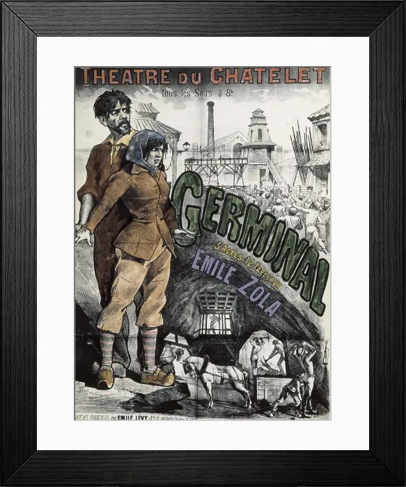 Framed Print : LEVY, mile (1826-1890). Germinal. ca. 1885 Framed Print : LEVY, mile (1826-1890). Germinal. ca. 1885