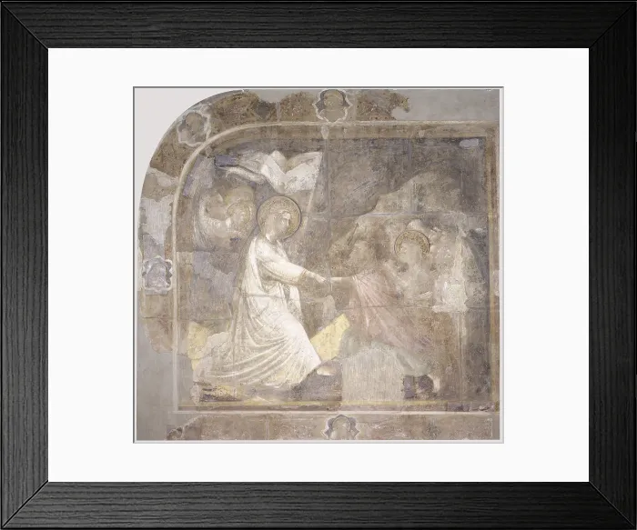 Framed Print : Christ in Limbo, by Pietro da Rimini, 1330 - 1340, 14th Century, torn fresco - Italy, Veneto, Padua, Civic Museum at Eremitani. Whole artwork view Framed Print : Christ in Limbo, by Pietro da Rimini, 1330 - 1340, 14th Century, torn fresco - Italy, Veneto, Padua, Civic Museum at Eremitani. Whole artwork view