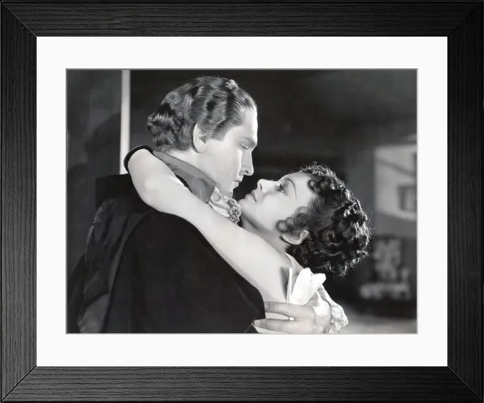 Framed Print : ANTHONY ADVERSE, from left: Fredric March, Olivia de Havilland, 1936