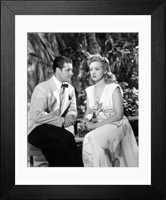 Framed Print : MOON OVER MIAMI, from left, Don Ameche, Betty Grable, 1941, 20th Century Fox- Film Corporation, TM & Copyright / Courtesy: Everett Collection