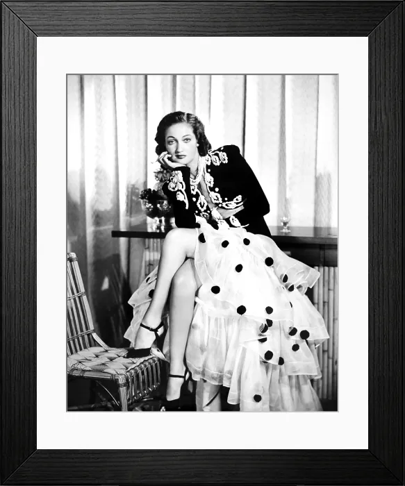 Framed Print : MOON OVER BURMA, Dorothy Lamour, in a costume by Edith Head, 1940 Framed Print : MOON OVER BURMA, Dorothy Lamour, in a costume by Edith Head, 1940