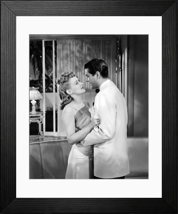 Framed Print : MOON OVER MIAMI, Betty Grable, Robert Cummings, 1941. TM and Copyright 20th Century Fox Film Corp. All rights reserved. Courtesy: Everett Collection