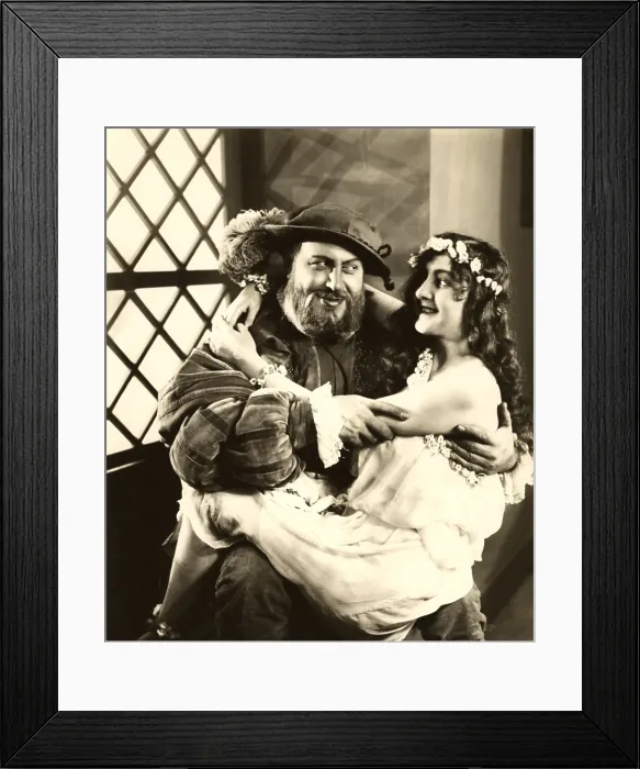 Framed Print : ANNA BOLEYN, (aka ANNE BOLEYN, aka DECEPTION), left: Emil Jannings as Henry VIII, 1920 Framed Print : ANNA BOLEYN, (aka ANNE BOLEYN, aka DECEPTION), left: Emil Jannings as Henry VIII, 1920