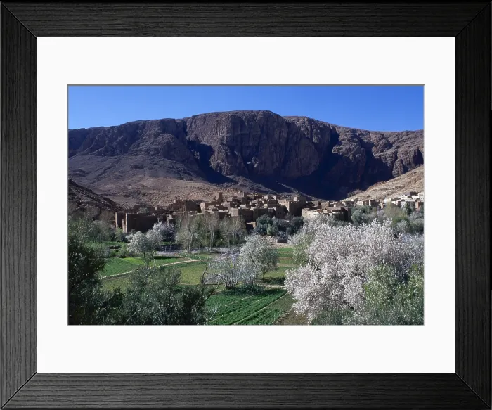 Framed Print : Ksour, by unknown artist, brickwork - Whole artwork view