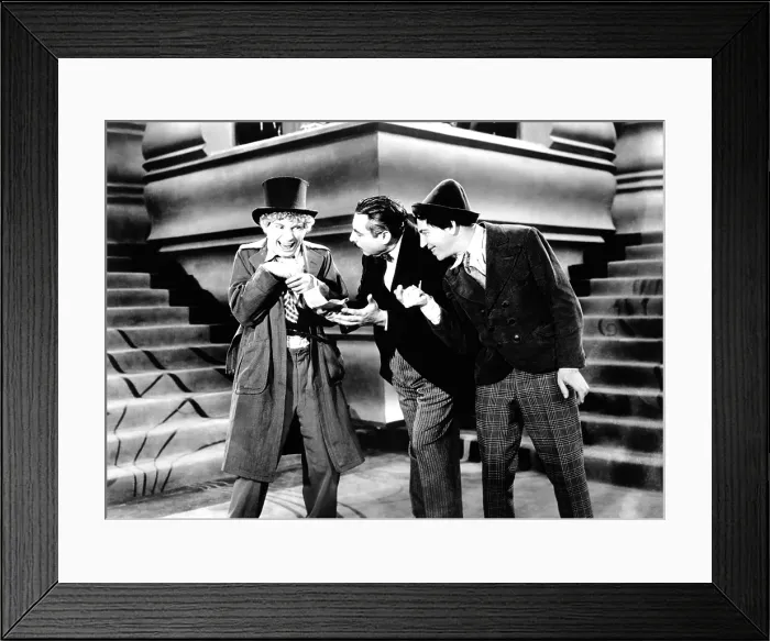 Framed Print : ANIMAL CRACKERS, from left: Harpo Marx, Louis Sorin, Chico Marx, 1930 Framed Print : ANIMAL CRACKERS, from left: Harpo Marx, Louis Sorin, Chico Marx, 1930