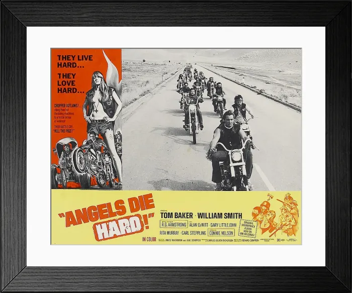 Framed Print : ANGELS DIE HARD, William Smith (right front), 1970