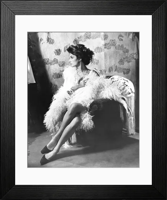 Framed Print : MODEL SHOP, Anouk Aimee, 1969 Framed Print : MODEL SHOP, Anouk Aimee, 1969