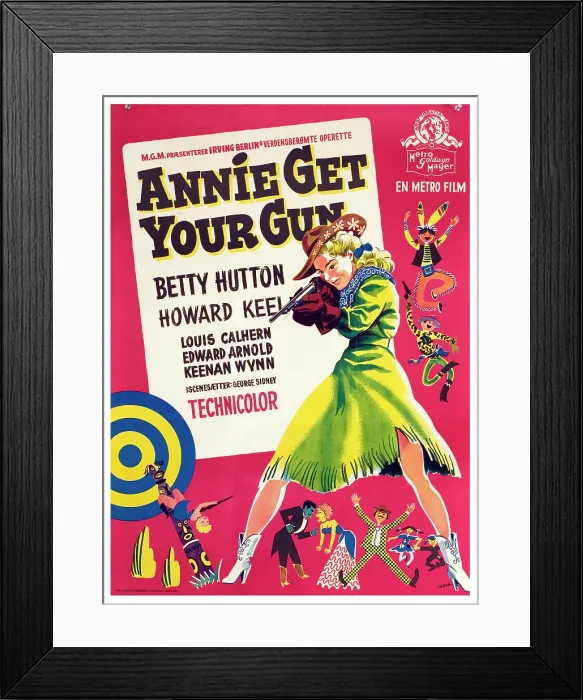 Framed Print : ANNIE GET YOUR GUN, Betty Hutton, 1950