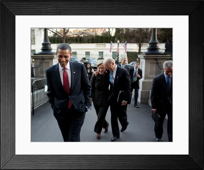 Framed Print : President Barack Obama, Vice President Joe Biden, Sec