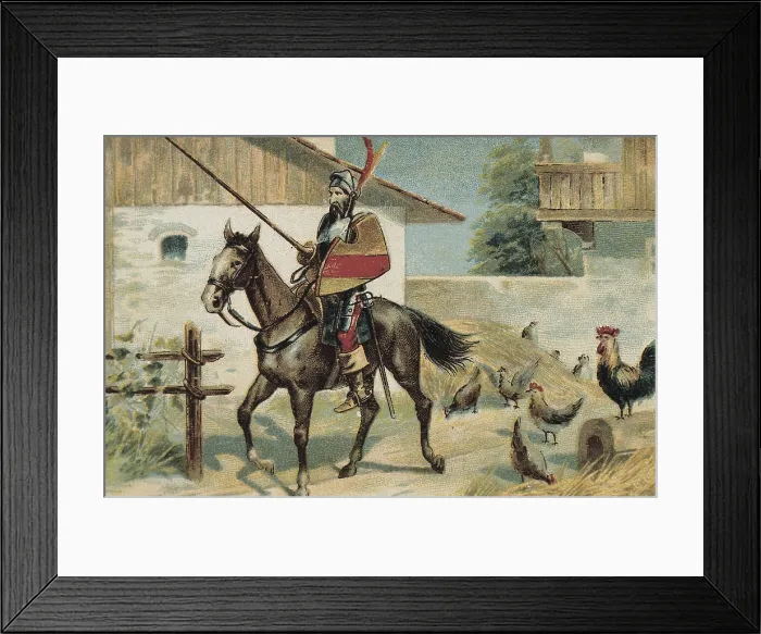 Framed Print : CERVANTES SAAVEDRA, Miguel de (1547-1616). Illustration of 'The Ingenious Gentleman Don Quixote of La Mancha'. Painting. AISA / Everett Collection**US SALES ONLY** Framed Print : CERVANTES SAAVEDRA, Miguel de (1547-1616). Illustration of 'The Ingenious Gentleman Don Quixote of La Mancha'. Painting. AISA / Everett Collection**US SALES ONLY**