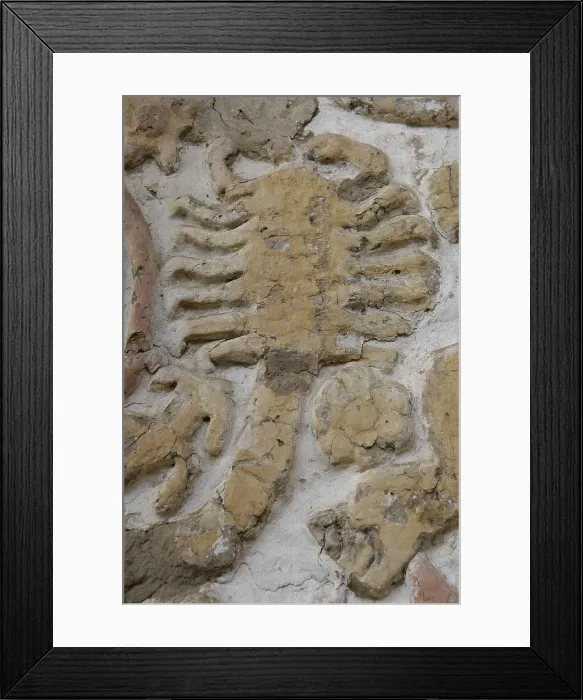 Framed Print : PERU. Trujillo. Huaca de la Luna. Huaca de la Luna Archaelogical Complex (100-900). Mural paintings. Moche or Mochica Art. AISA / Everett Collection**US SALES ONLY**