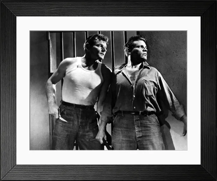 Framed Print : RIOT IN CELL BLOCK 11, Leo Gordon, Neville Brand, 1954 Framed Print : RIOT IN CELL BLOCK 11, Leo Gordon, Neville Brand, 1954