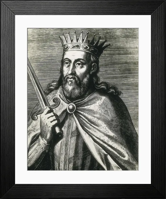 Framed Print : Dinis, called 'El Liberal' (1261-1325). AISA / Everett Collection**US SALES ONLY**