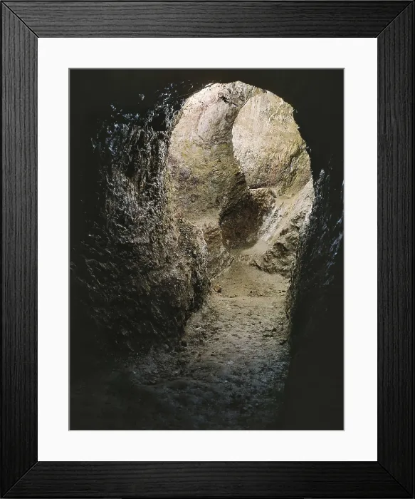 Framed Print : SPAIN. Gav. Can Tintorer Mines. Neolithic art. AISA / Everett Collection**US SALES ONLY**