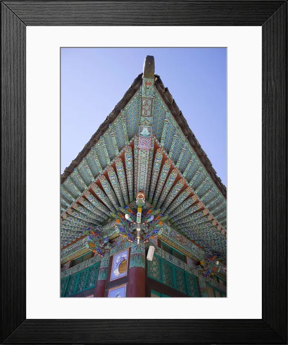 Framed Print : KOREA. Chiin-Ri. Haeinsa Temple. Under cover in a temple of Haeinsa. Architecture. AISA / Everett Collection**US SALES ONLY** Framed Print : KOREA. Chiin-Ri. Haeinsa Temple. Under cover in a temple of Haeinsa. Architecture. AISA / Everett Collection**US SALES ONLY**