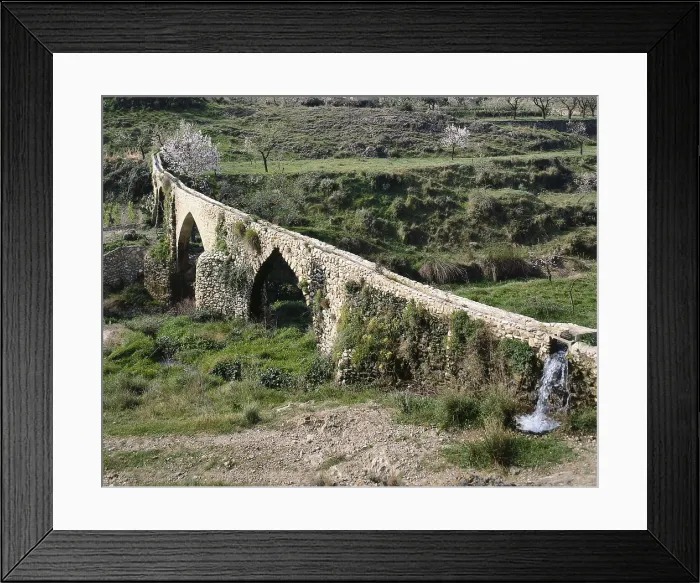 Framed Print : SPAIN. Biar. Aqueduct. Roman art. AISA / Everett Collection**US SALES ONLY**