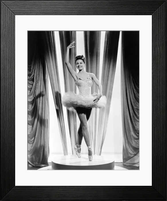 Framed Print : ZIEGFELD FOLLIES, Cyd Charisse, 1945