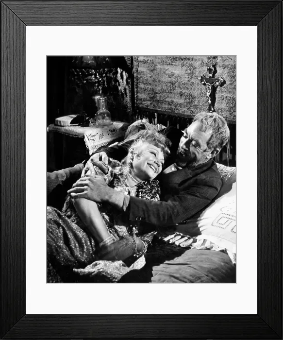Framed Print : ZORBA THE GREEK, Lila Kedrova, Anthony Quinn, 1964, (c) 20th Century Fox, TM & Copyright  /  Courtesy: Everett Collection
