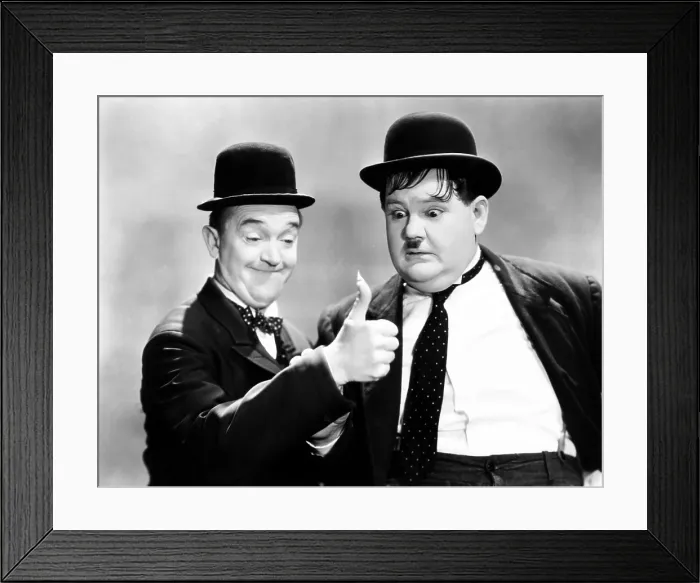 Framed Print : WAY OUT WEST, Stan Laurel, Oliver Hardy [Laurel and Hardy], 1937