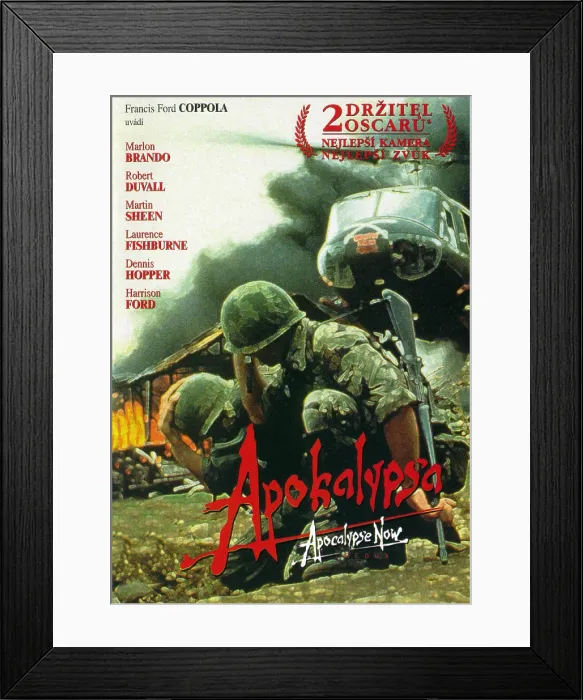 Framed Print : APOCALYPSE NOW, (aka APOCALYPSA), Czech Republic poster art, 1979 Framed Print : APOCALYPSE NOW, (aka APOCALYPSA), Czech Republic poster art, 1979