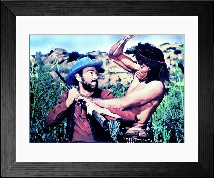 Framed Print : APACHE, John McIntire, Burt Lancaster, 1954