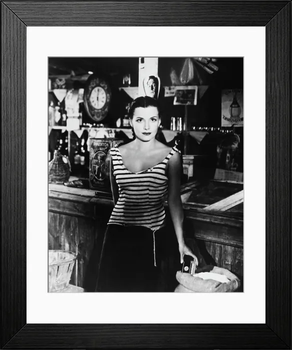 Framed Print : THE WAGES OF FEAR, (aka LA SALAIRE DE LA PEUR), Vera Clouzot, 1953