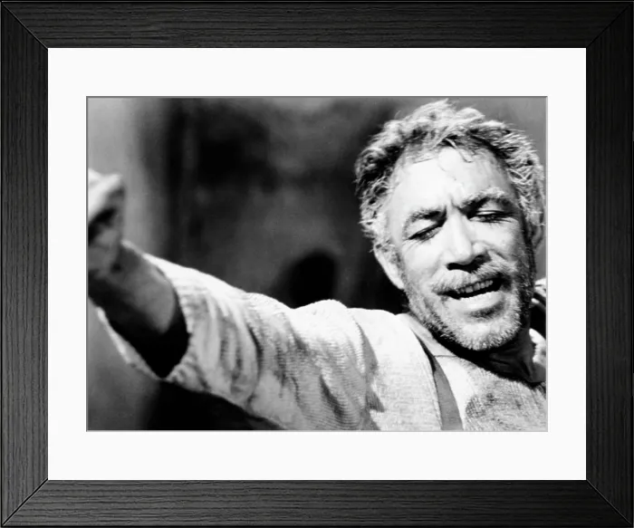 Framed Print : ZORBA THE GREEK, Anthony Quinn, 1964, 20th Century Fox, TM & Copyright / Courtesy: Everett Collection