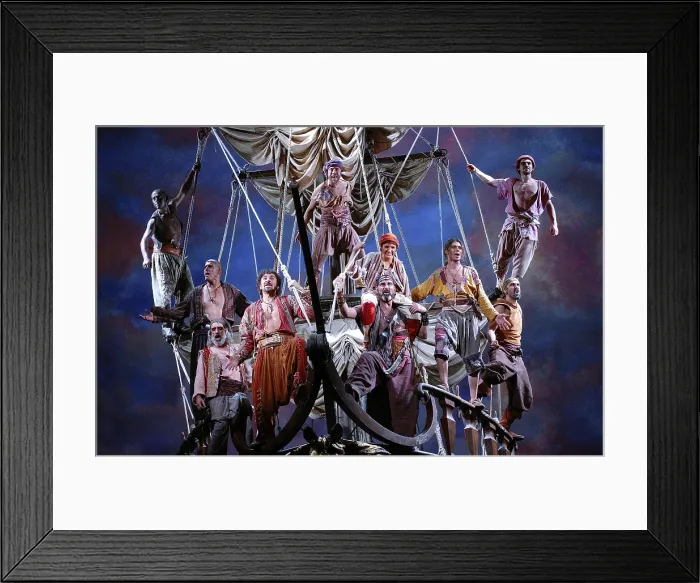 Framed Print : Dagoll Dagom Theatre Company. Scene of the musical 'Mar i Cel' (2004). AISA / Everett Collection**US SALES ONLY** Framed Print : Dagoll Dagom Theatre Company. Scene of the musical 'Mar i Cel' (2004). AISA / Everett Collection**US SALES ONLY**