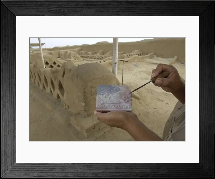 Framed Print : PERU. Trujillo. Chan Chan. Chan Chan Archaeological Site (850-1470). Chimu art. AISA / Everett Collection**US SALES ONLY** Framed Print : PERU. Trujillo. Chan Chan. Chan Chan Archaeological Site (850-1470). Chimu art. AISA / Everett Collection**US SALES ONLY**
