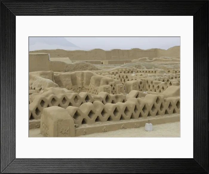 Framed Print : PERU. Trujillo. Chan Chan. Chan Chan Archaeological Site (850-1470). Chimu art. AISA / Everett Collection**US SALES ONLY** Framed Print : PERU. Trujillo. Chan Chan. Chan Chan Archaeological Site (850-1470). Chimu art. AISA / Everett Collection**US SALES ONLY**