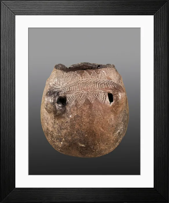 Framed Print : Vessel with cardial decoration. Neolithic art. Ceramics. SPAIN. Madrid. National Museum of Archaeology. Proc: SPAIN. ANDALUSIA. Cacn. AISA / Everett Collection**US SALES ONLY** Framed Print : Vessel with cardial decoration. Neolithic art. Ceramics. SPAIN. Madrid. National Museum of Archaeology. Proc: SPAIN. ANDALUSIA. Cacn. AISA / Everett Collection**US SALES ONLY**