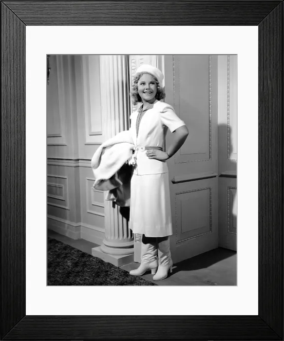 Framed Print : MY LUCKY STAR, Sonja Henie, 1938, TM and copyright 20th Century Fox Film Corp. All rights reserved  /  Courtesy: Everett Collection