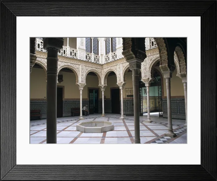 Framed Print : SPAIN. ANDALUSIA. SEVILLA. Ecija. Palace of Justice, in historicist style. Architecture. AISA / Everett Collection**US SALES ONLY**