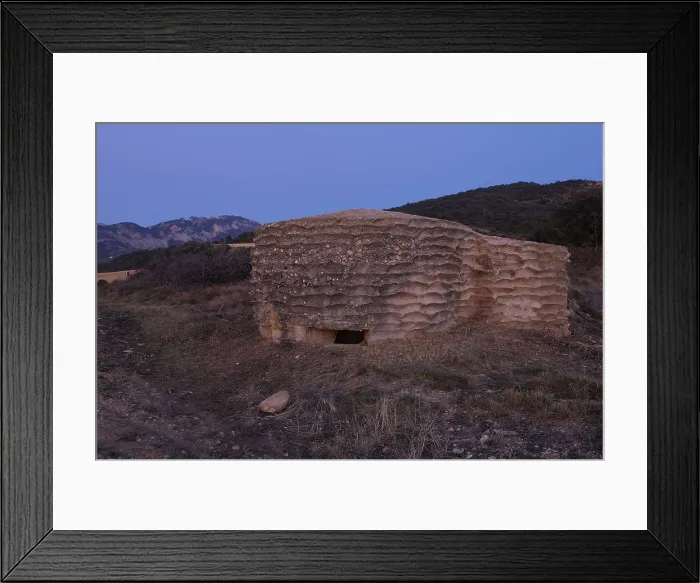 Framed Print : SPAIN. LLEIDA. Pallars Juss. Conca de Tremp. Bunker of the Civil War, near Isona. AISA / Everett Collection**US SALES ONLY** Framed Print : SPAIN. LLEIDA. Pallars Juss. Conca de Tremp. Bunker of the Civil War, near Isona. AISA / Everett Collection**US SALES ONLY**