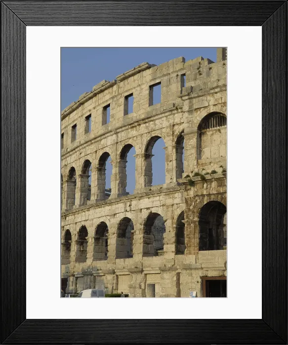 Framed Print : CROATIA. Pula. Roman amphitheatre. Roman art. Early Empire. Architecture. AISA / Everett Collection**US SALES ONLY** Framed Print : CROATIA. Pula. Roman amphitheatre. Roman art. Early Empire. Architecture. AISA / Everett Collection**US SALES ONLY**