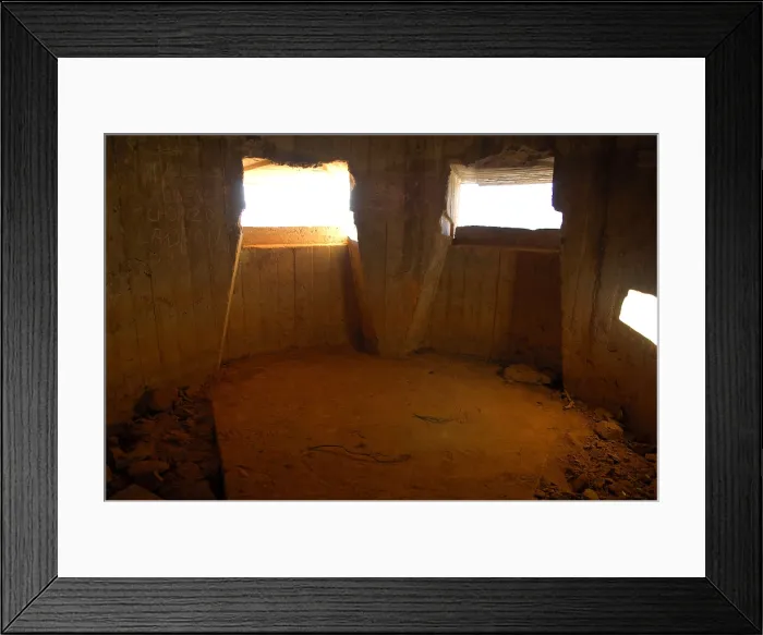 Framed Print : SPAIN. LLEIDA. Pallars Juss. Conca de Tremp. Bunker of the Civil War in Conques area. AISA / Everett Collection**US SALES ONLY**
