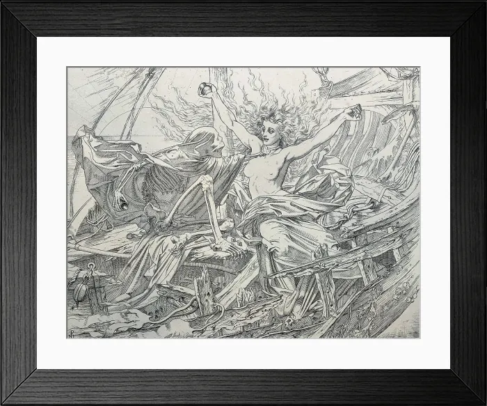 Framed Print : PATON, Sir Joseph Noel (1821-1901). The Ancient Mariner. 1863