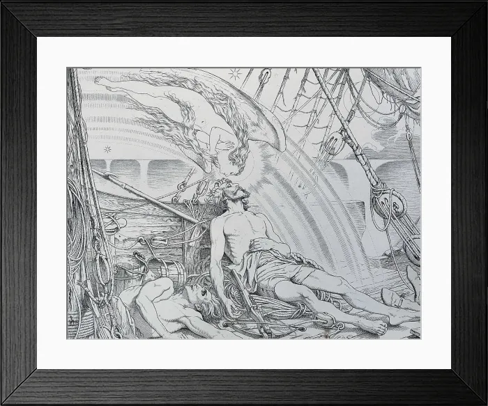Framed Print : PATON, Sir Joseph Noel (1821-1901). The Ancient Mariner. 1863